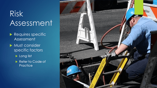 Confined Space - Risk Assessment